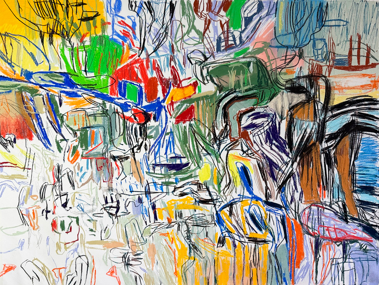 St&eacute;phane Olivier - Drawing - Untitled 6