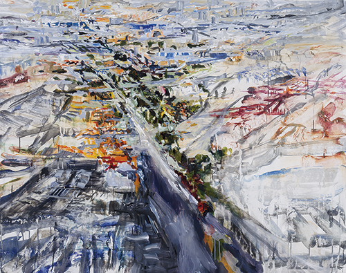Stéphane Olivier - Painting - Above 1