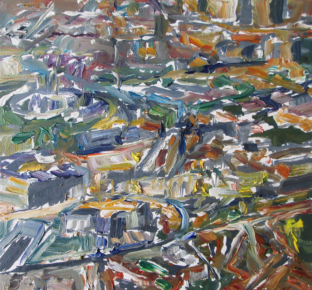 Stéphane Olivier - Painting - Above 14