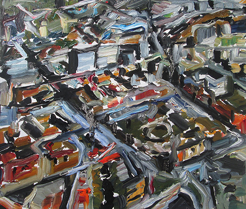 Stéphane Olivier - Painting - Brussels
