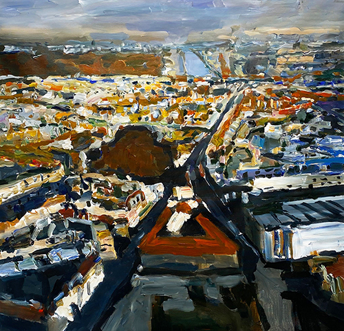Stéphane Olivier - Painting - Bruxelles