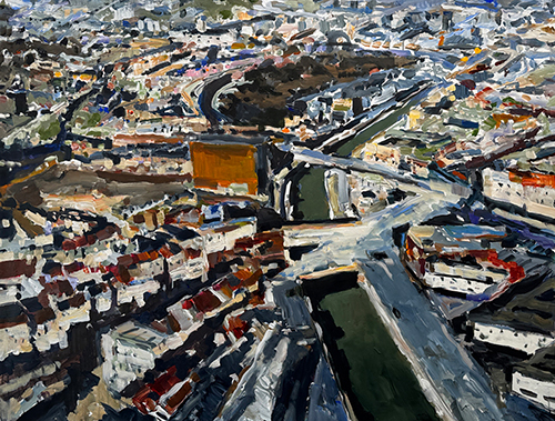 Stéphane Olivier - Painting - Bruxelles Cureghem