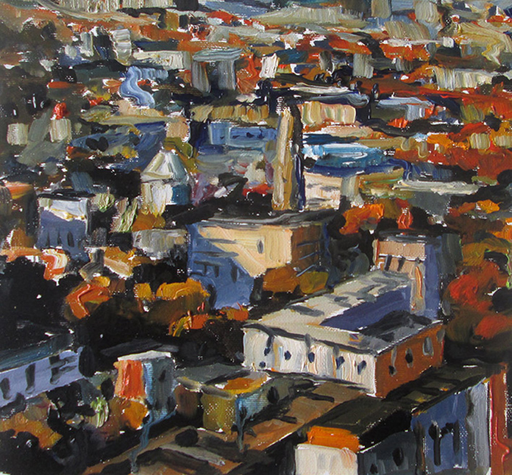 Stéphane Olivier - Painting - Brussels Flagey