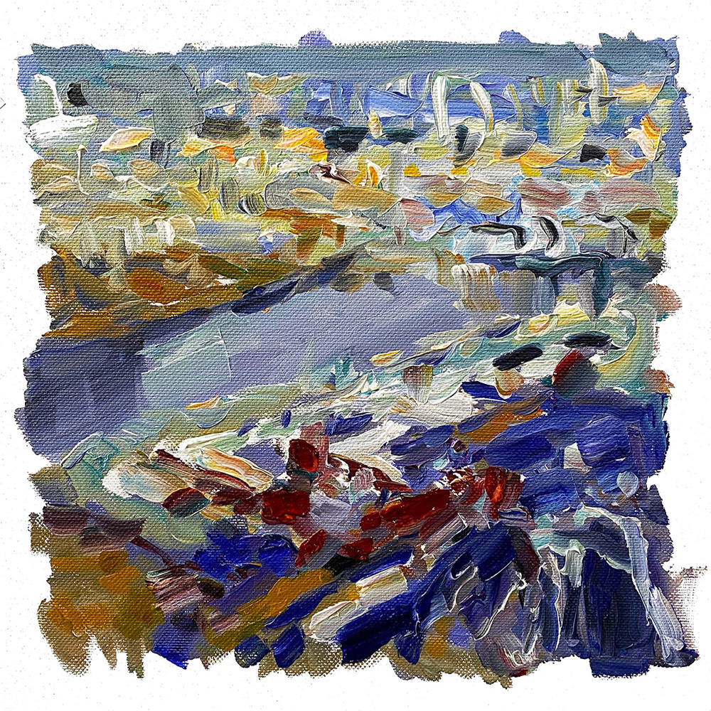 Stéphane Olivier - Painting - Port 18