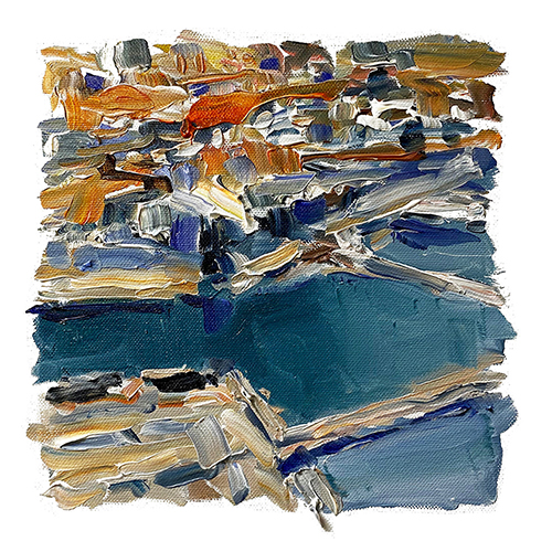 Stéphane Olivier - Painting - Port 6