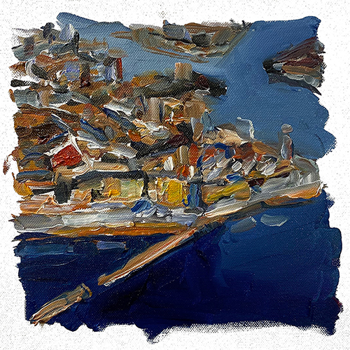 Stéphane Olivier - Painting - Port 7