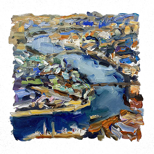 Stéphane Olivier - Painting - Tamise