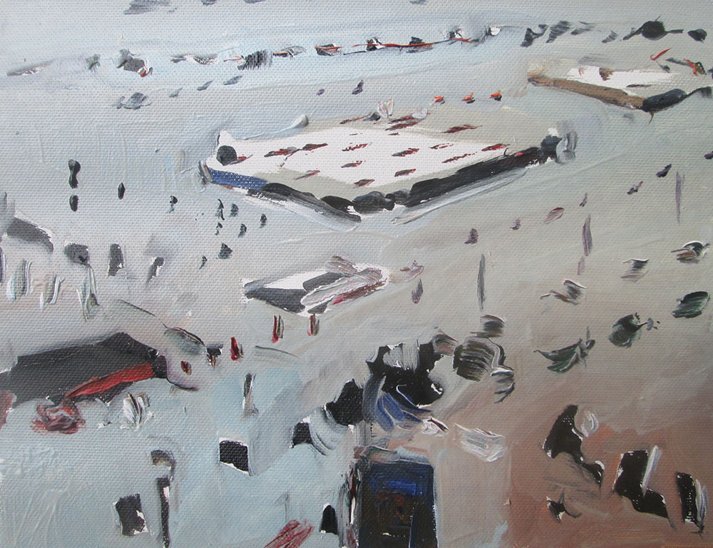 Stéphane Olivier - Painting - The Parking