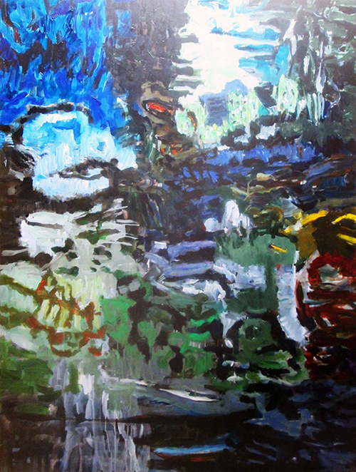 Stéphane Olivier - Painting - Cascade