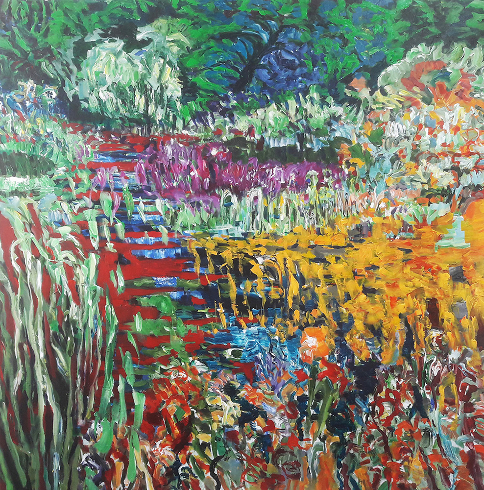 Stéphane Olivier - Painting - Garden