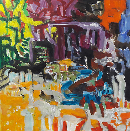 Stéphane Olivier - Painting - La Cabane