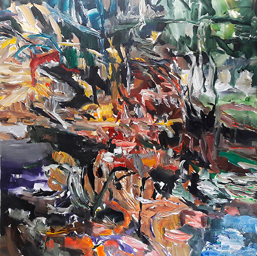 Stéphane Olivier - Painting - Wood