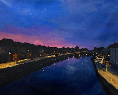 Stéphane Olivier - Painting - Escault Aurore